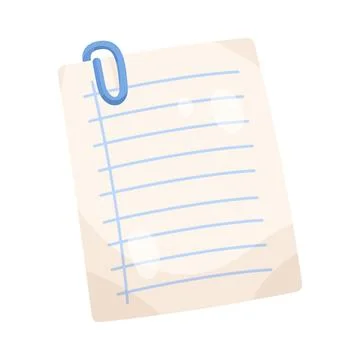 Paper sheet Stock Illustration