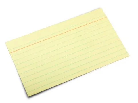 Paper sheet line (clipping path) Stock Photos