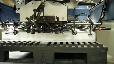 Paper Sheets Are Loading In Offset Printing Press Machine Video stock 104106770