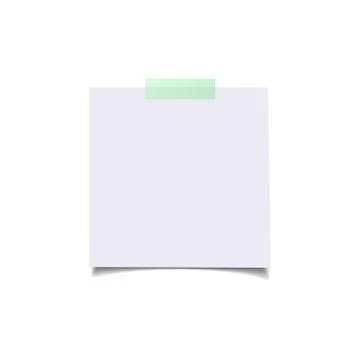 Paper sheets with green sticker. Vector realistic isolated design elements. 스톡 일러스트