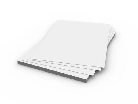 Paper sheets. Stock Illustration