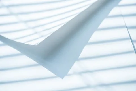 Paper sheets under shadow lines 写真素材