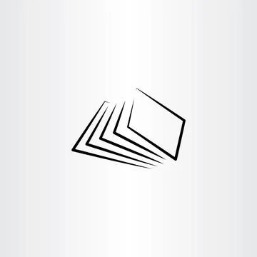 Paper sheets vector icon illustration Illustrazione stock