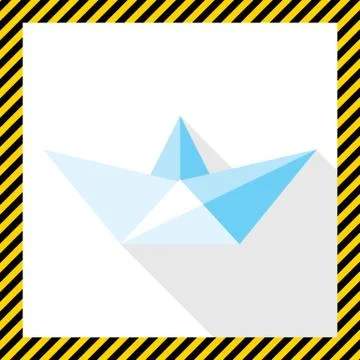 Paper ship Stock Illustration