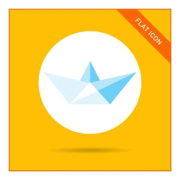 Paper ship Stock Illustration