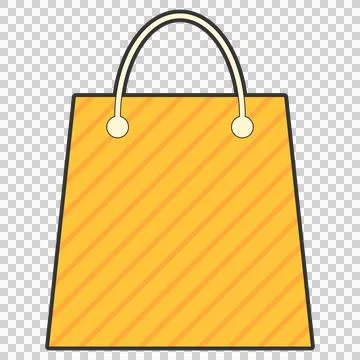 Paper shopping bag Illustrazione stock