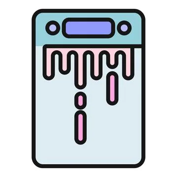 Paper shredder destroying document for data security icon Stock Illustration