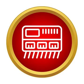 Paper shredder icon symbolizing document destruction and privacy Stock Illustration