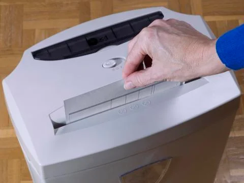 Paper  shredder Stock Photos