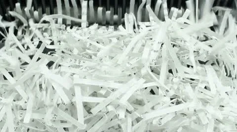 Paper Shredder Time Lapse Stock Footage 8995711