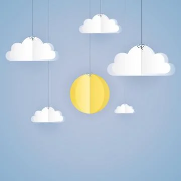 Paper sky Stock Photos