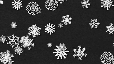 Paper snowflake Stock Footage 227478420