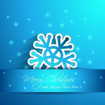 Paper snowflake Stock Illustration