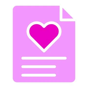 Paper solid pink valentine illustration vector and logo Icon new year icon .. イラスト素材
