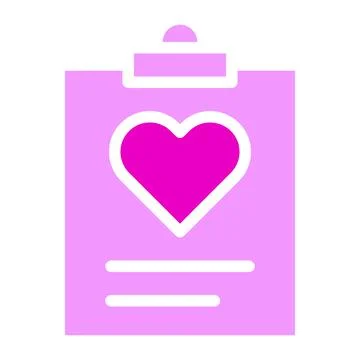 Paper solid pink valentine illustration vector and logo Icon new year icon .. イラスト素材