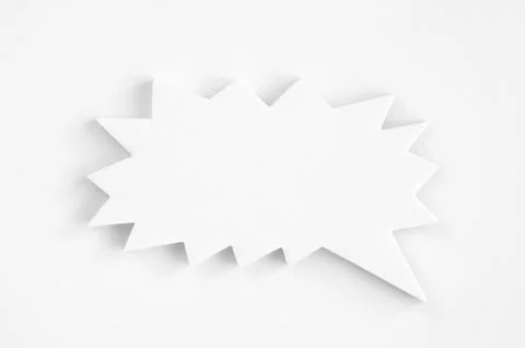 Paper speech ballons Stock Photos