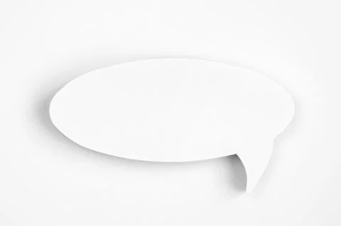 Paper speech ballons Stock Photos
