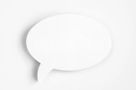 Paper speech ballons Stock Photos