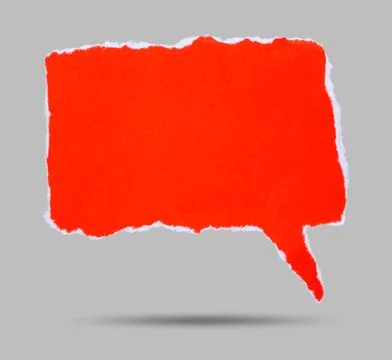 Paper speech bubble Stock Photos