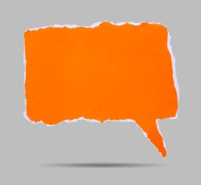 Paper speech bubble Stock Photos