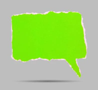 Paper speech bubble Stock Photos