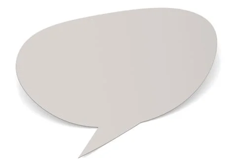 Paper with speech bubble shape 2 Illustrazione stock