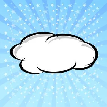 Paper Speech Bubble, Vector Illustration Illustrazione stock