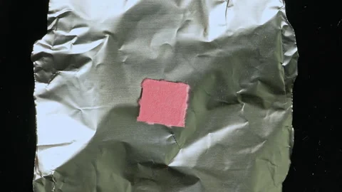 Paper square LSD. Macro close up. Acid psychedelic background. LSD paper sq.. Stock Footage 340416843