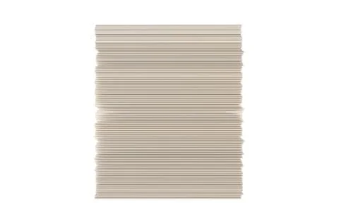 Paper stack, front view Stock Illustration
