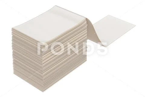 Paper stack heap sticker Illustration