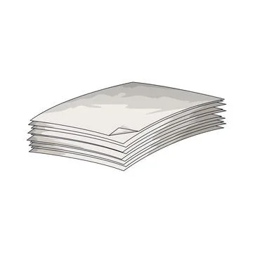 Paper Stack illustration Stock Illustration