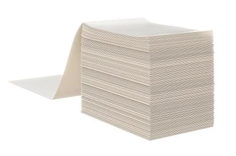 Paper stack label Stock Illustration