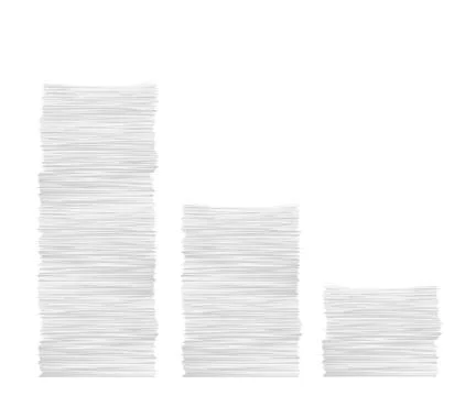 Paper stack set 库存插图