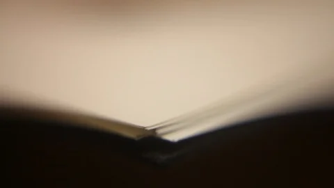 Paper stacking falling one by one macro close up shot Видео 127429092