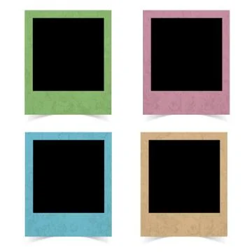Paper stick on white background Illustrazione stock