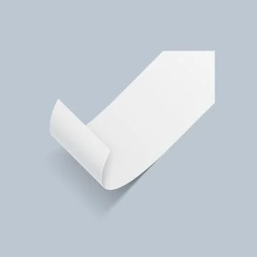 Paper Sticker Illustrazione stock