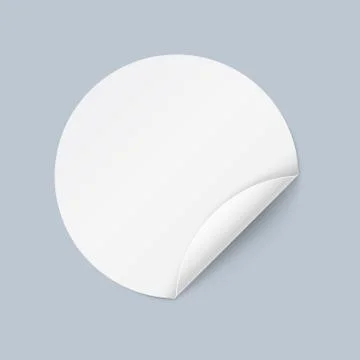 Paper Sticker 스톡 일러스트