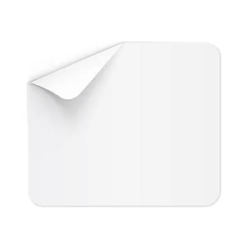 Paper Sticker Stock Illustration