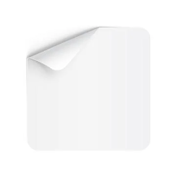 Paper Sticker Stock Illustration