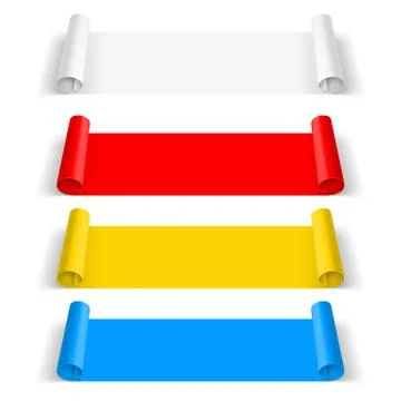 Paper sticker Stock Illustration