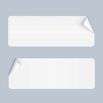 Paper Stickers Stock Illustration