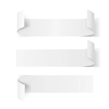 Paper Stickers Stock Illustration
