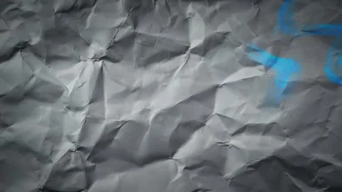 Paper, stop motion animation loop. Full frame texture with ink marks Stockbeeldmateriaal 330317366