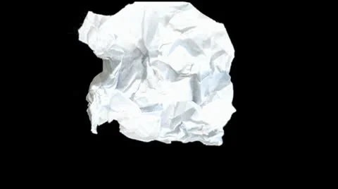 Paper stop motion, full hd with alpha channel Stock Footage 10591431