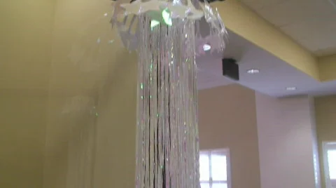 Paper Streamer Decorations Stock Footage 558414