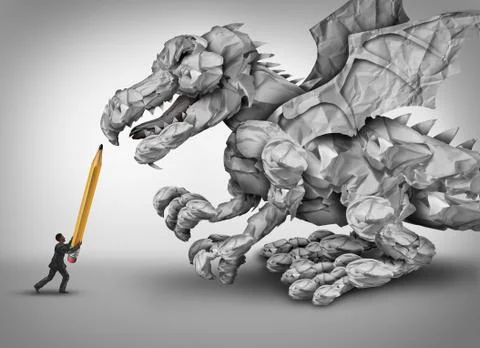 Paper Stress Stock Illustration