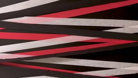 Paper Strippings Pan Video stock 237736287