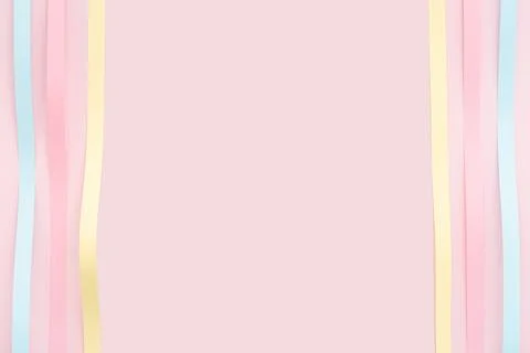 Paper strips frame on pink background Stock Photos