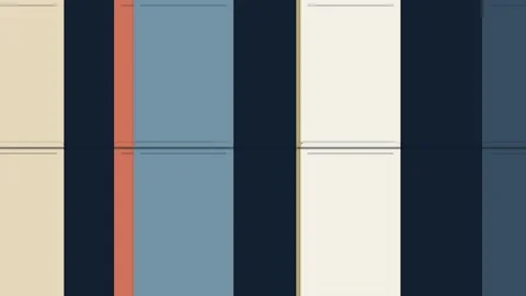 Paper Tab Index Wipe Full Frame Transition Stock-Footage 342933601