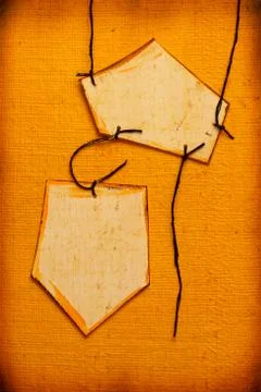 Paper tag 库存照片